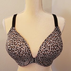Whimsy Front Hook Bra with Plunging Neckline 36DDD